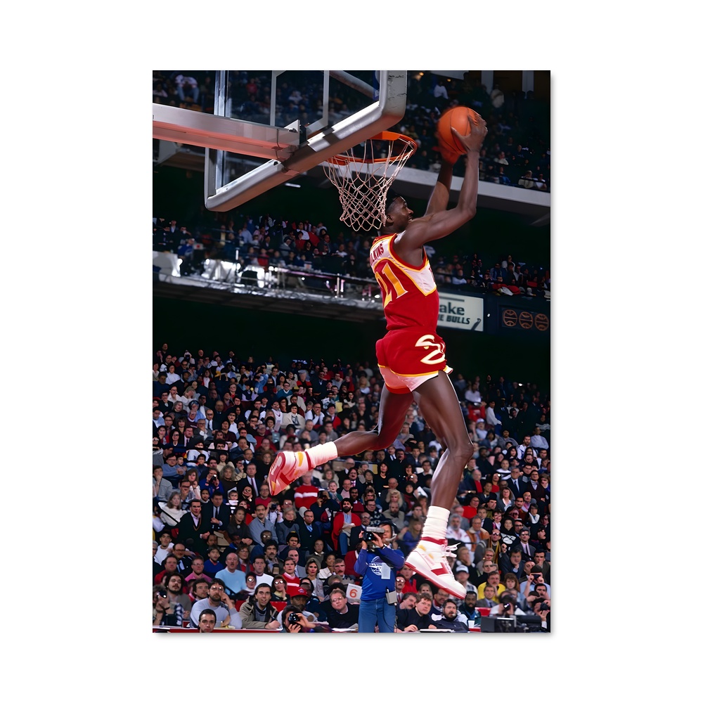 Poster Dominique wilkins réaliser – affiche Basketball